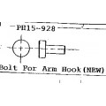 Bolt For Arm Hook-New